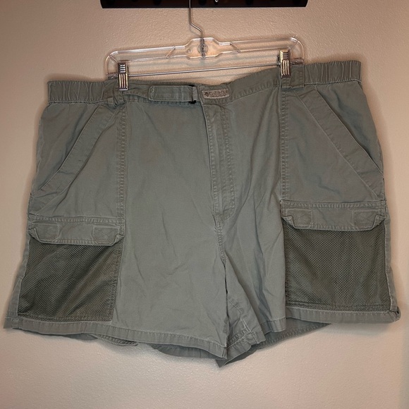Columbia Men’s Performance Fishing Gear Shorts Size 3X Green - Picture 1 of 7